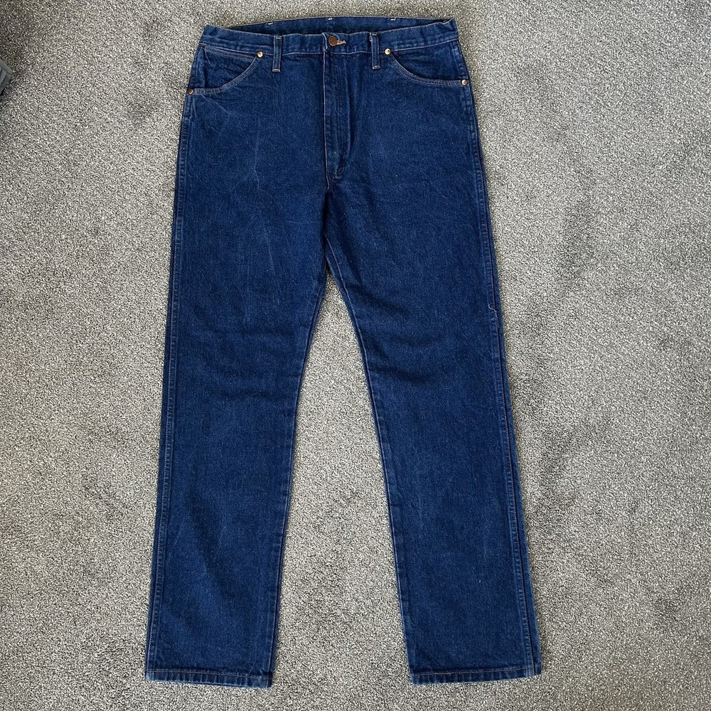 Wrangler 13MWZ Cowboy Cut Original Fit Jeans ~Men's 38x34~ Dark Wash NWOT